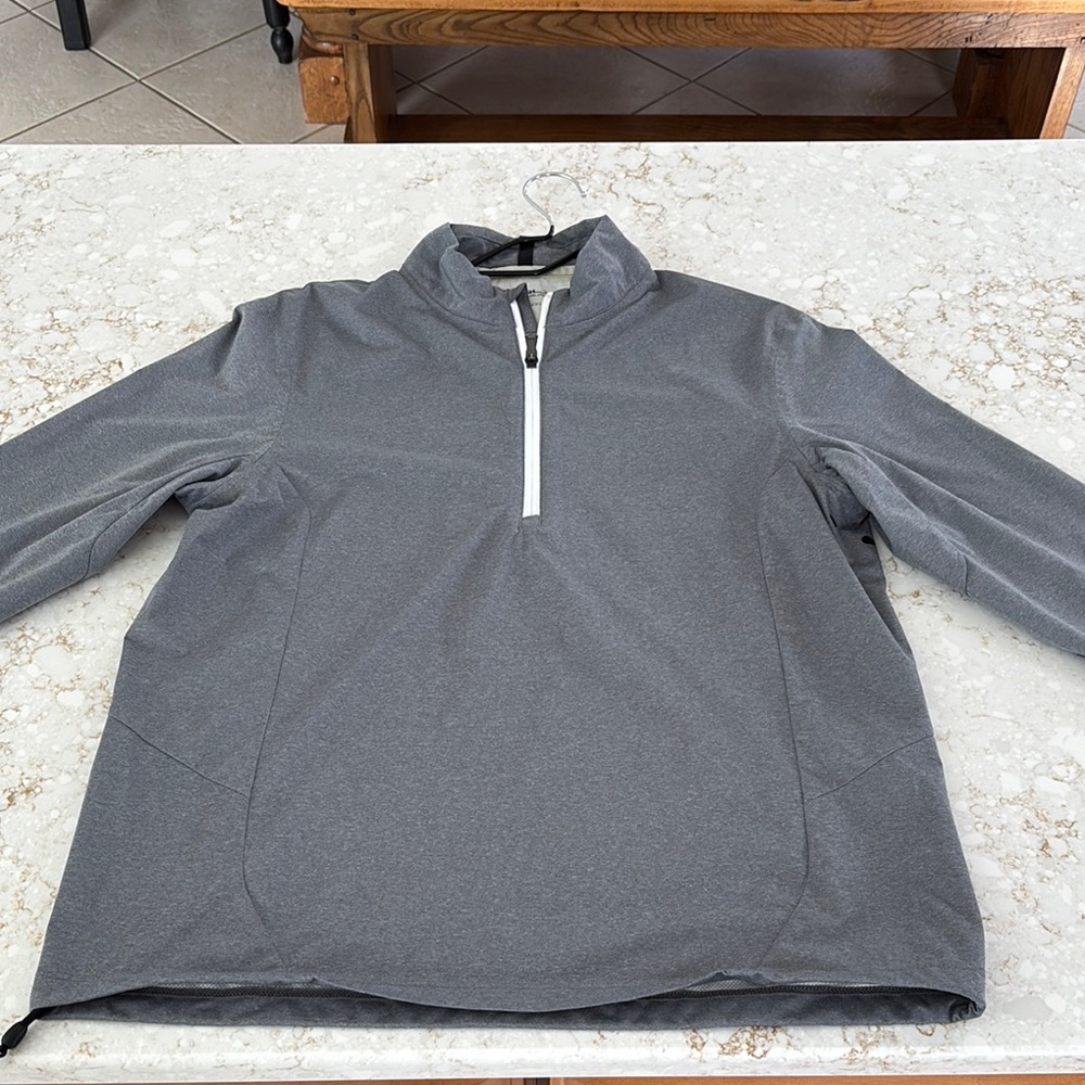 RLX Ralph Lauren Gray Quarter-Zip Pullover